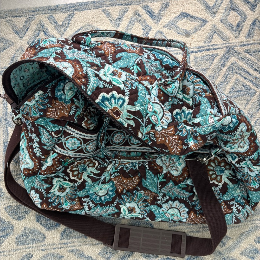 Floral Patterned Duffel Bag